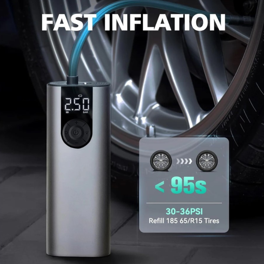 EasyPump – Portable Smart Air Inflator for Bikes, Cars, and More